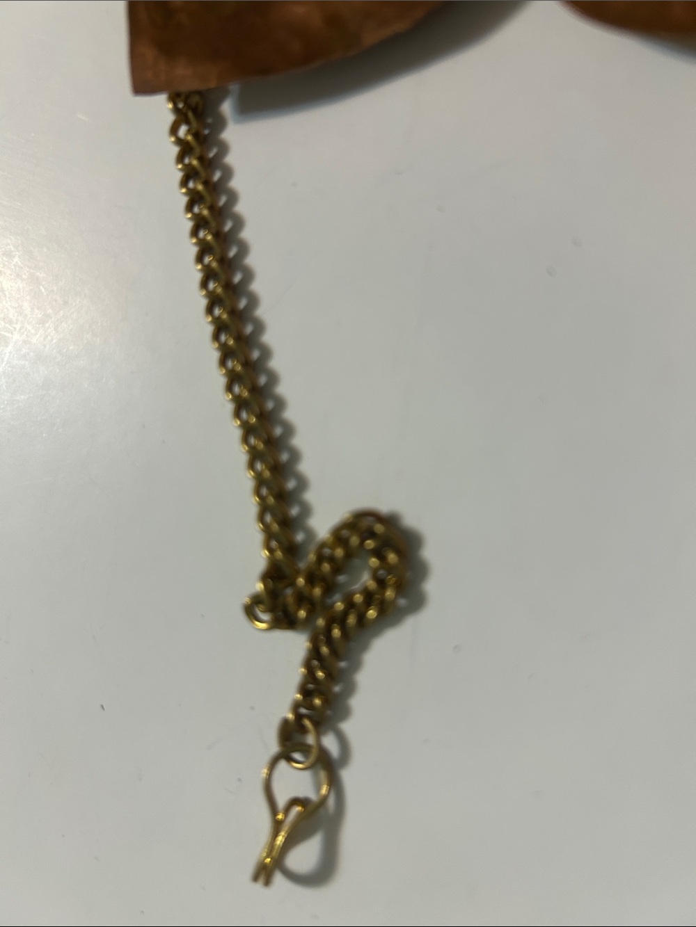 Gold-Tone Statement Pendant Necklace with Silver Accents - Picture 3 of 6